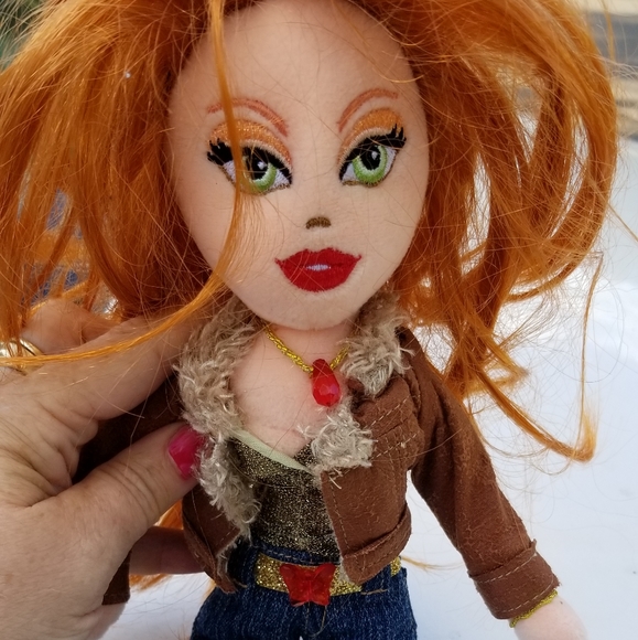 Redhead Cowgirl Cloth body doll TY Girlz - Picture 2 of 4
